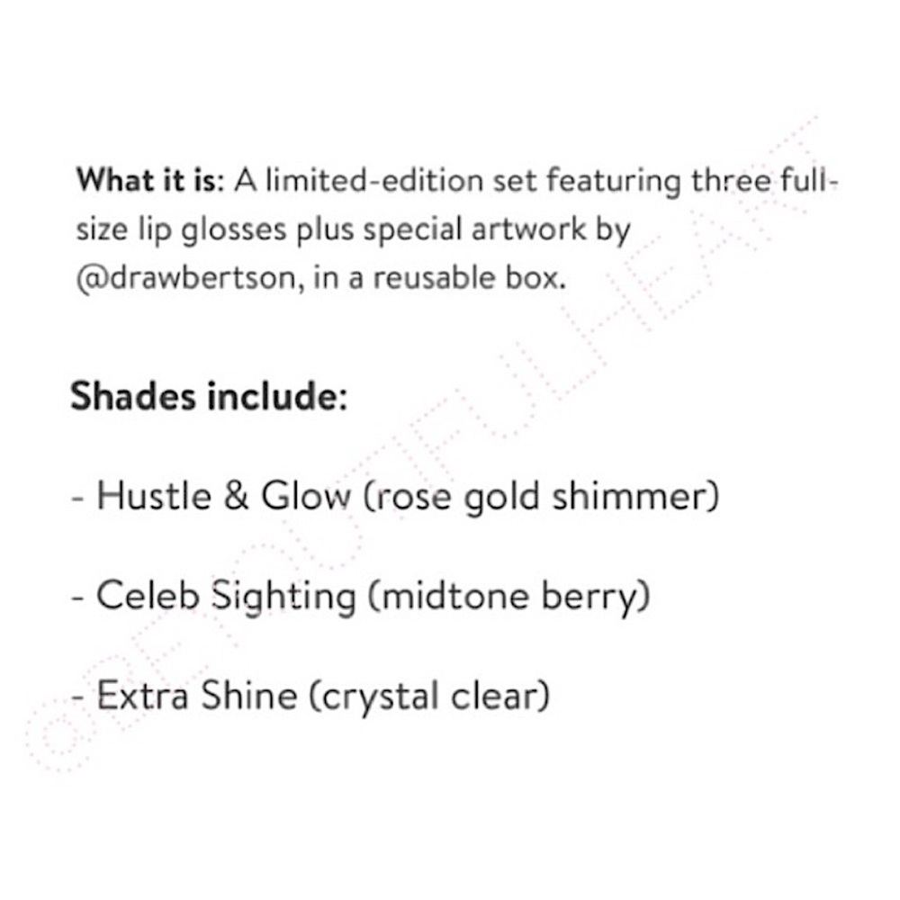 Smashbox Gloss Angeles Trio Set in Hustle & Glow, Extra Shine & Celeb Sighting - Picture 3 of 12